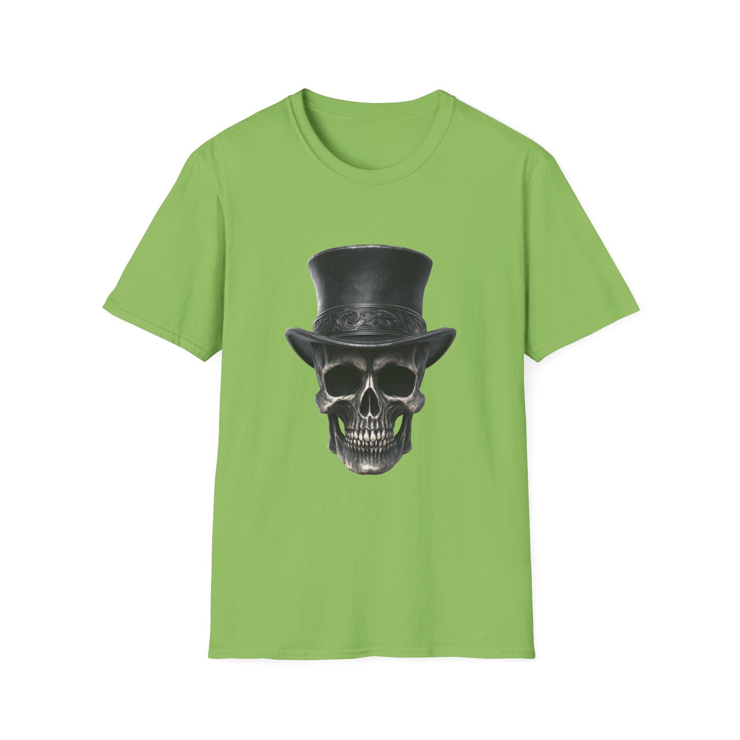 Dapper ‘Til Death – Gothic Skull Top Hat Tee