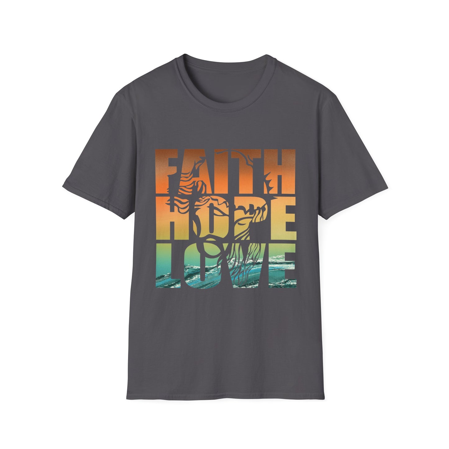 Faith Hope Love Tee – Lion of Strength Edition