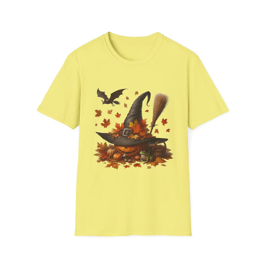 “Pumpkin Witch’s Harvest” Tee – Autumn Familiar Edition