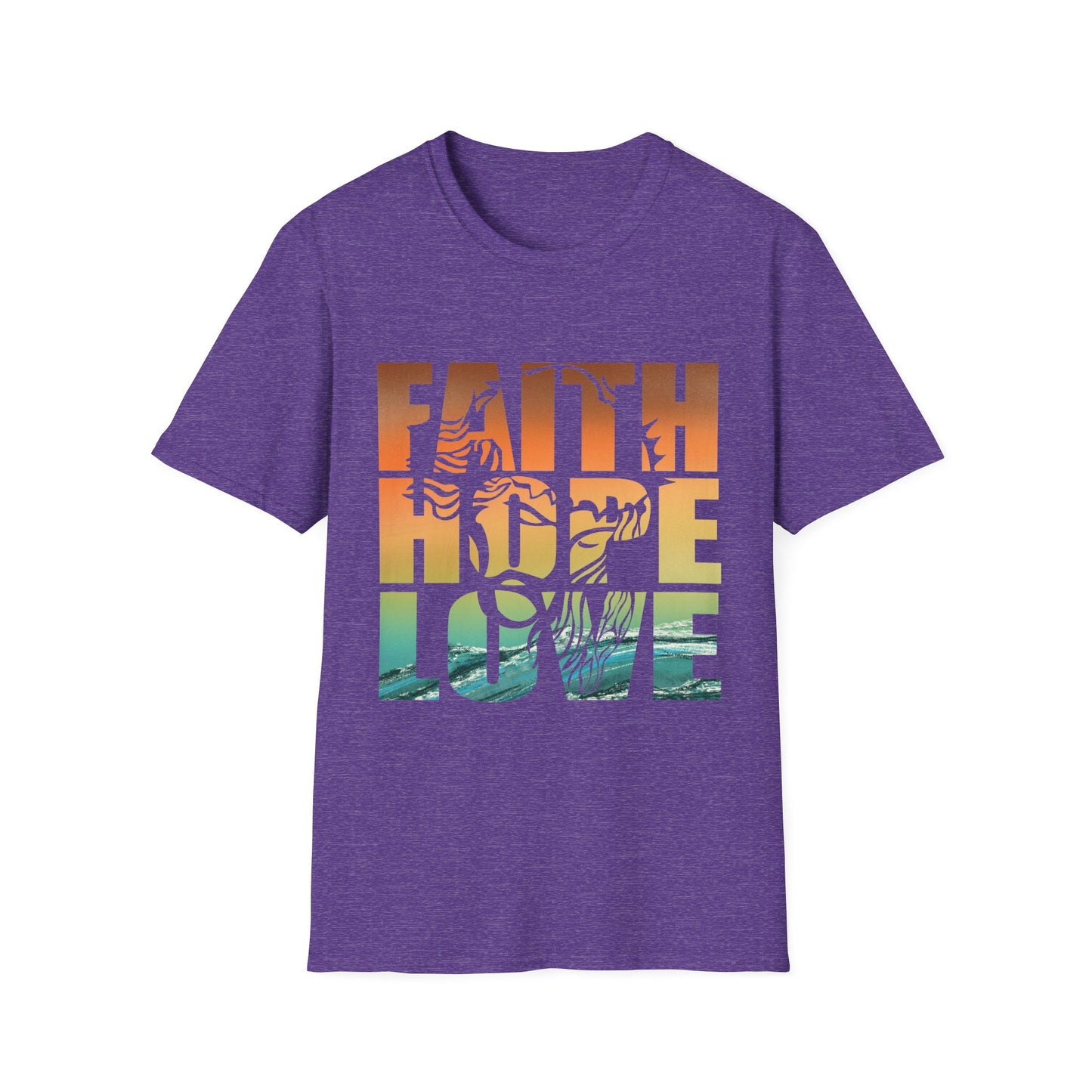 Faith Hope Love Tee – Lion of Strength Edition