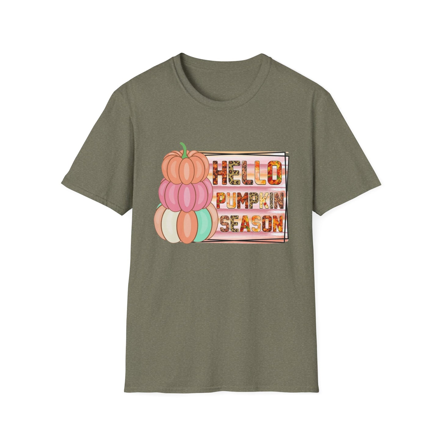 “Hello Pumpkin Season” Tee – Pastel Stack Edition