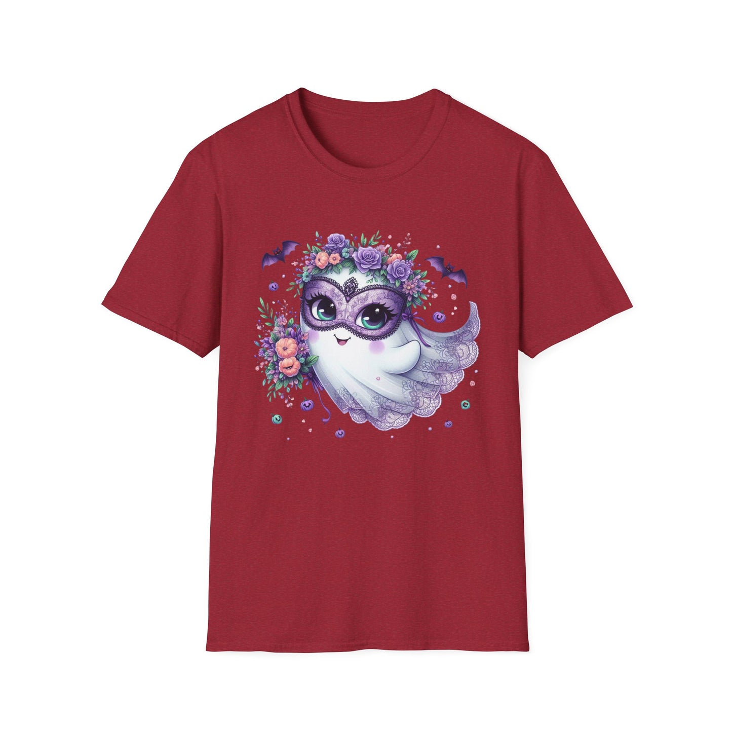 “Masquerade Ghost” Tee – Floral Phantom Edition
