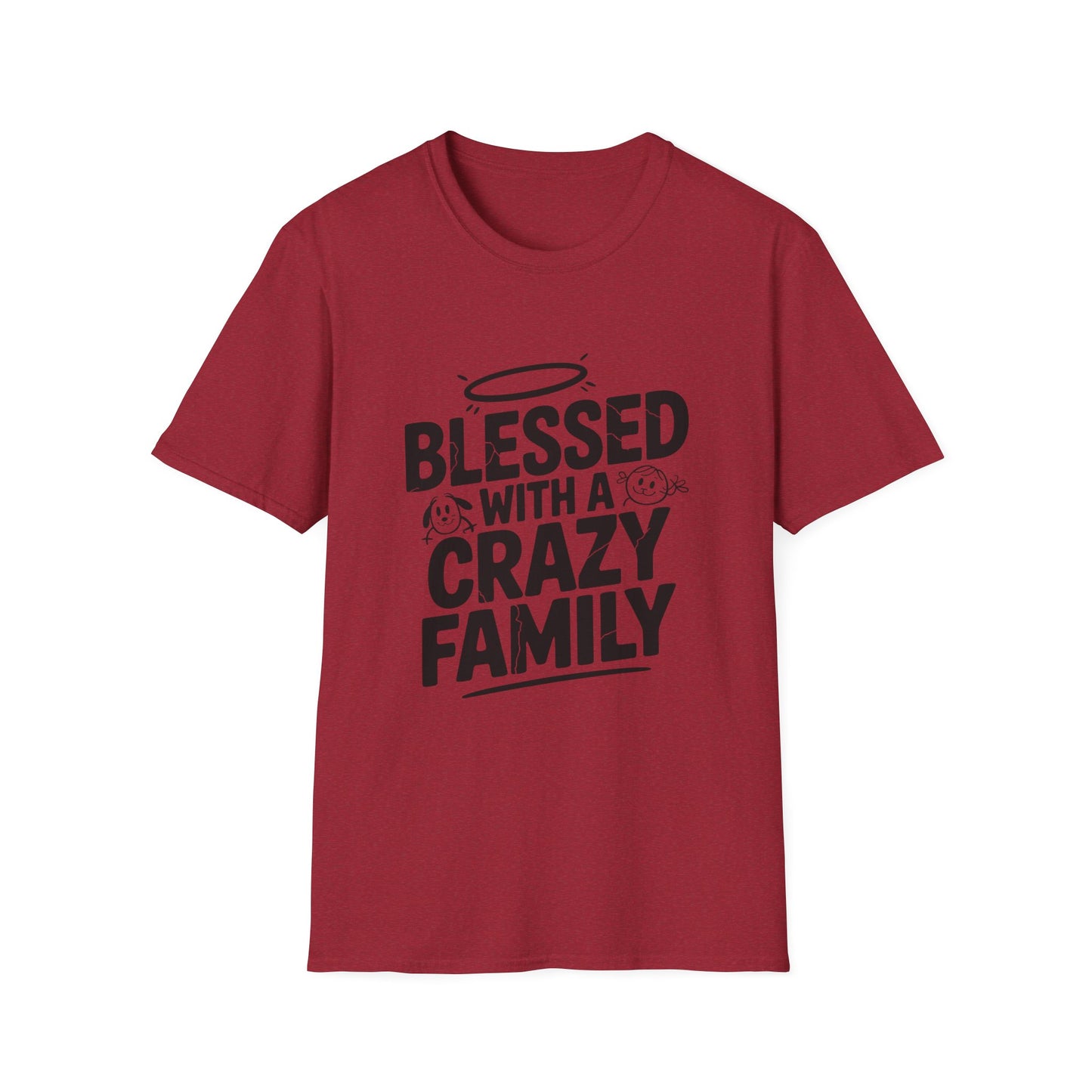 Blessed & Bonkers Tee – Family, Faith, and a Little Mayhem