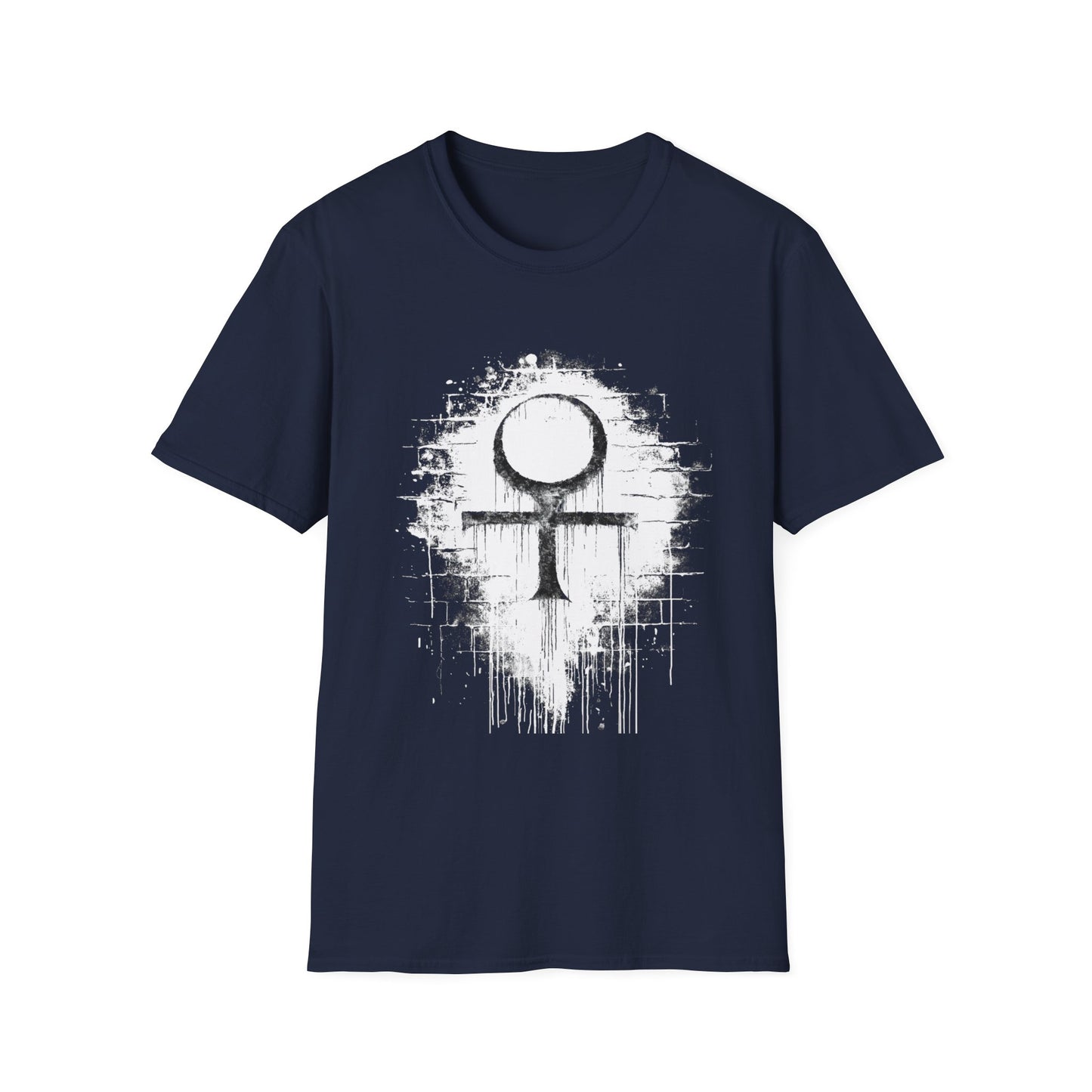 Life Eternal Distressed Christian Cross Emblem Tee