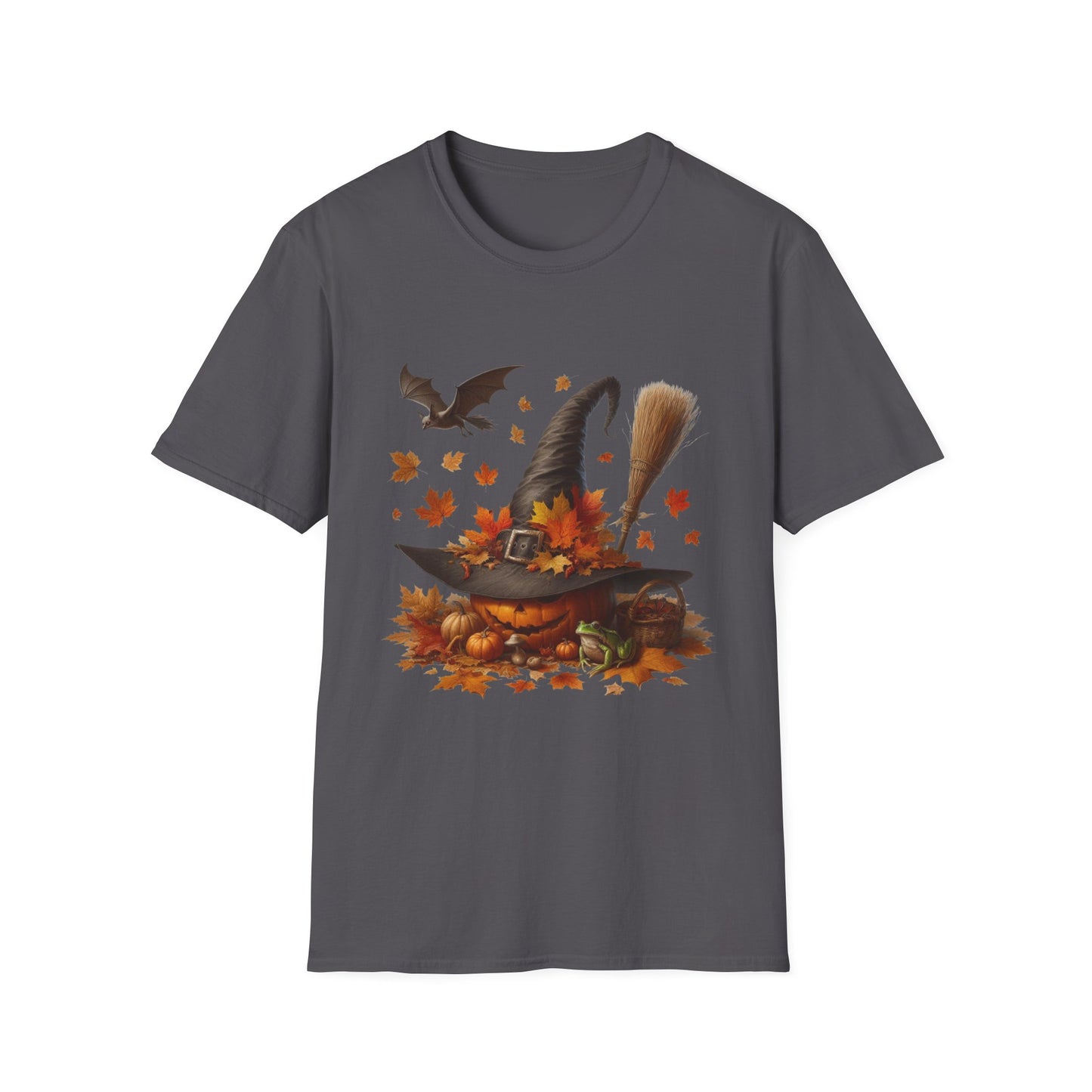 “Pumpkin Witch’s Harvest” Tee – Autumn Familiar Edition