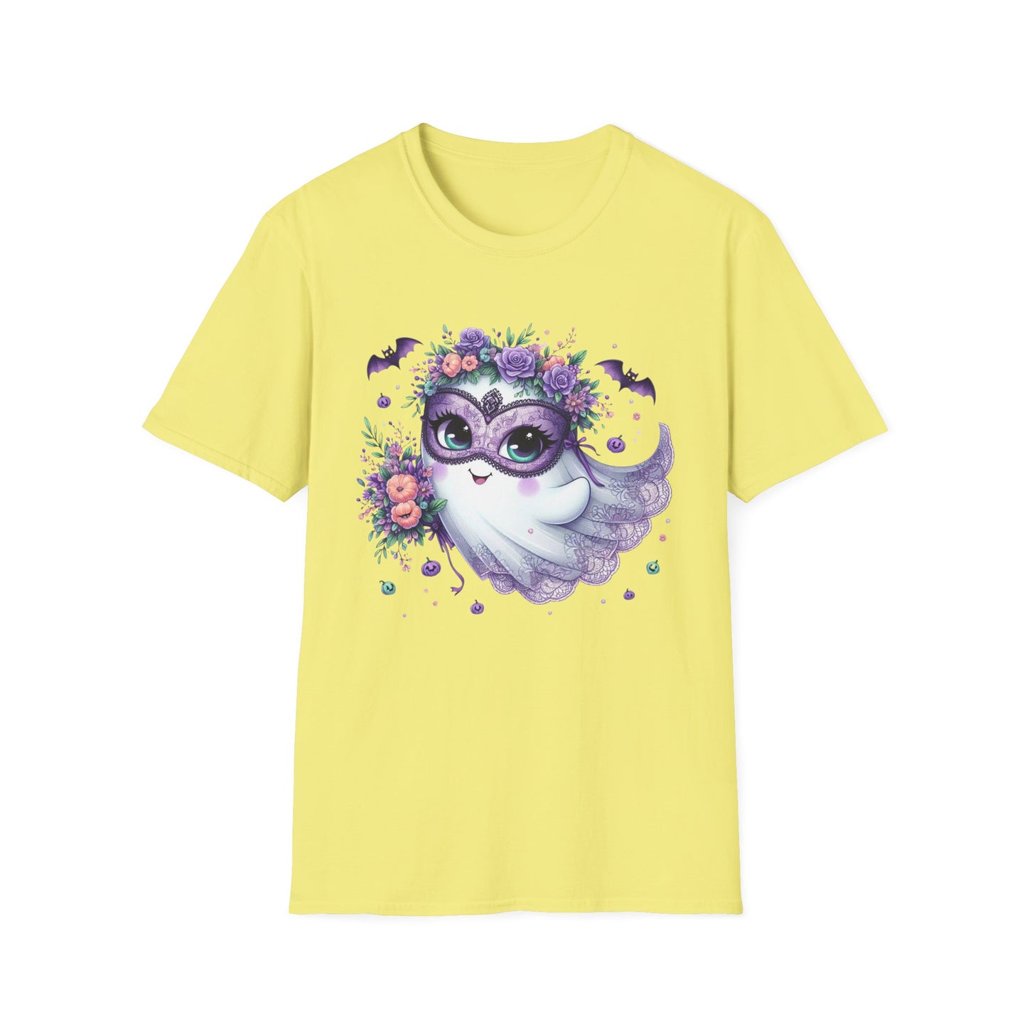 “Masquerade Ghost” Tee – Floral Phantom Edition