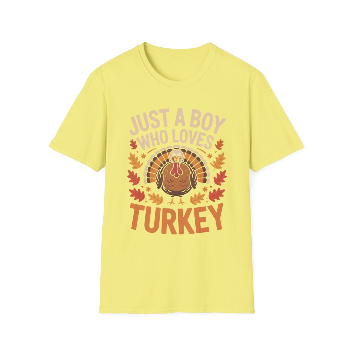 Just a Boy Who Loves Turkey Short Sleeve Tee
