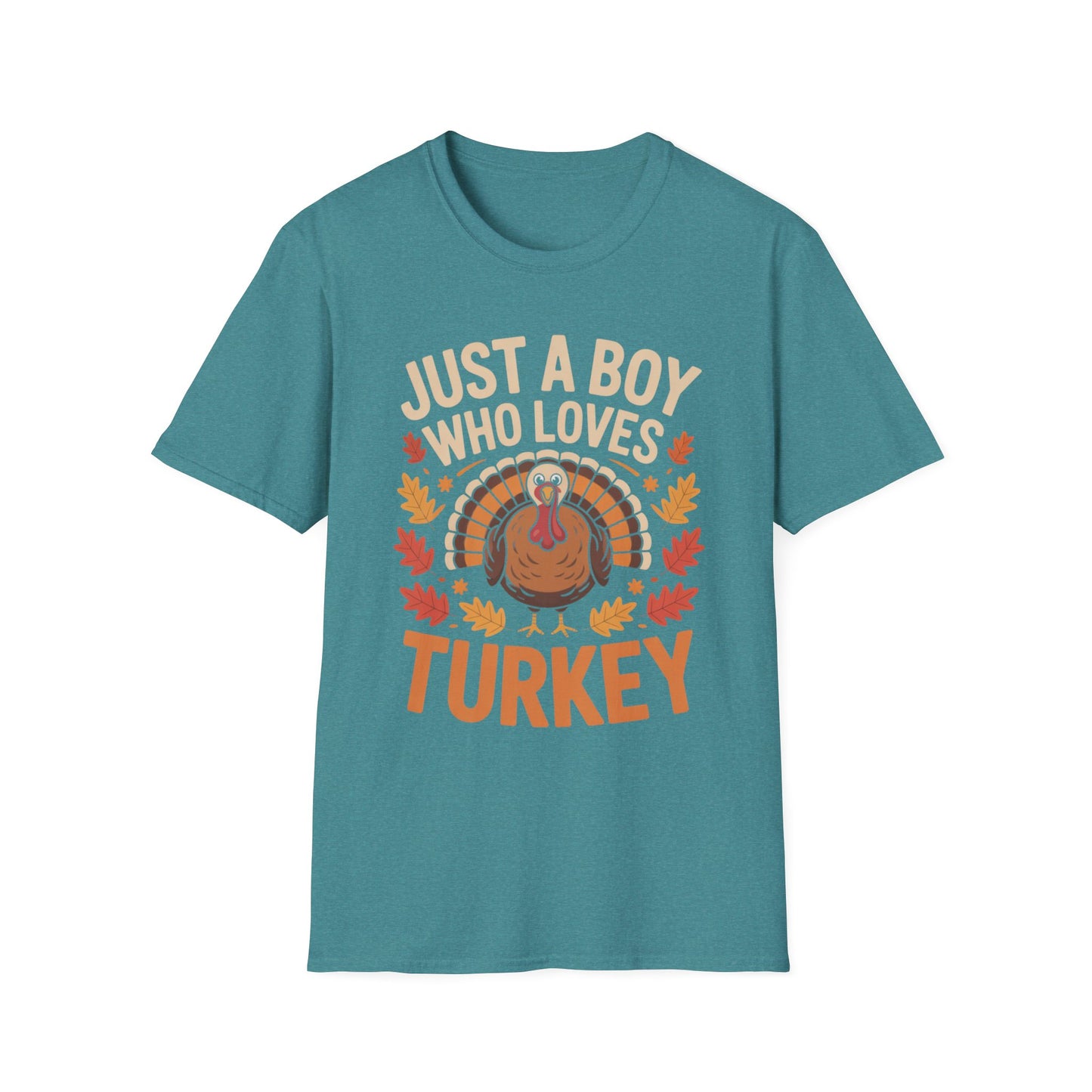 Just a Boy Who Loves Turkey Short Sleeve Tee