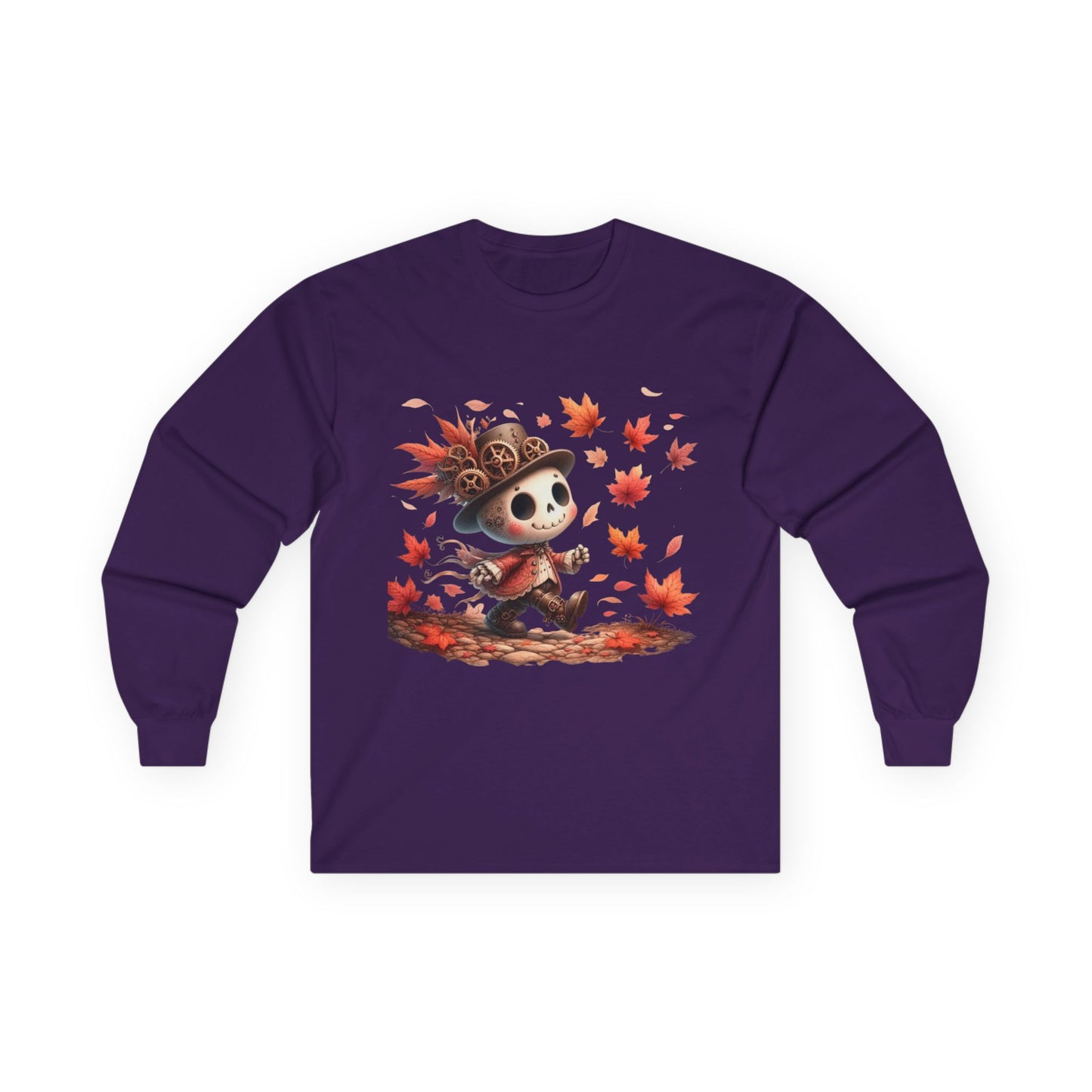 Copy of “Steampunk Stroll” Long Sleeve Tee – Autumn Mechanica Edition