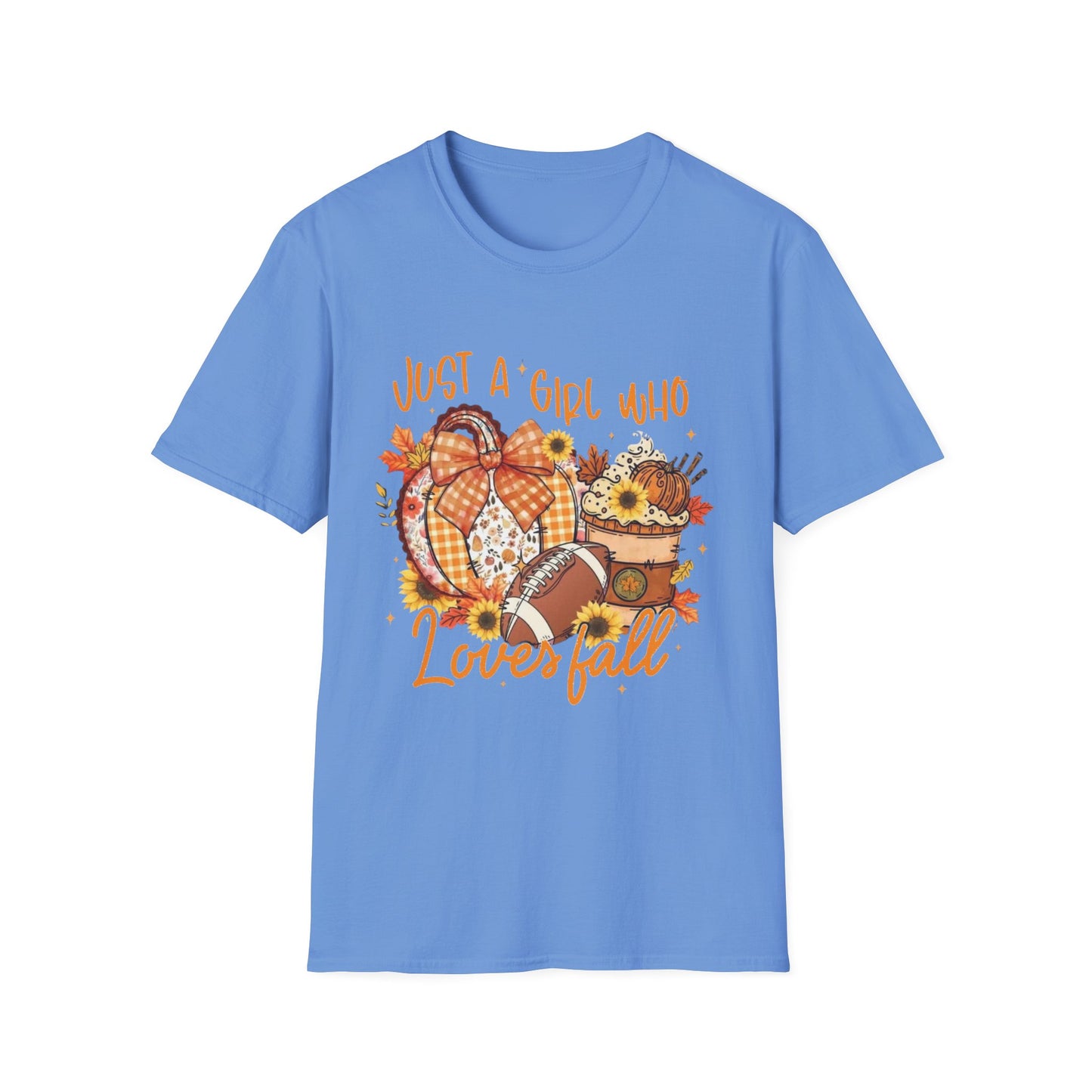 Just a Girl Who Loves Fall Short Sleeve Tee