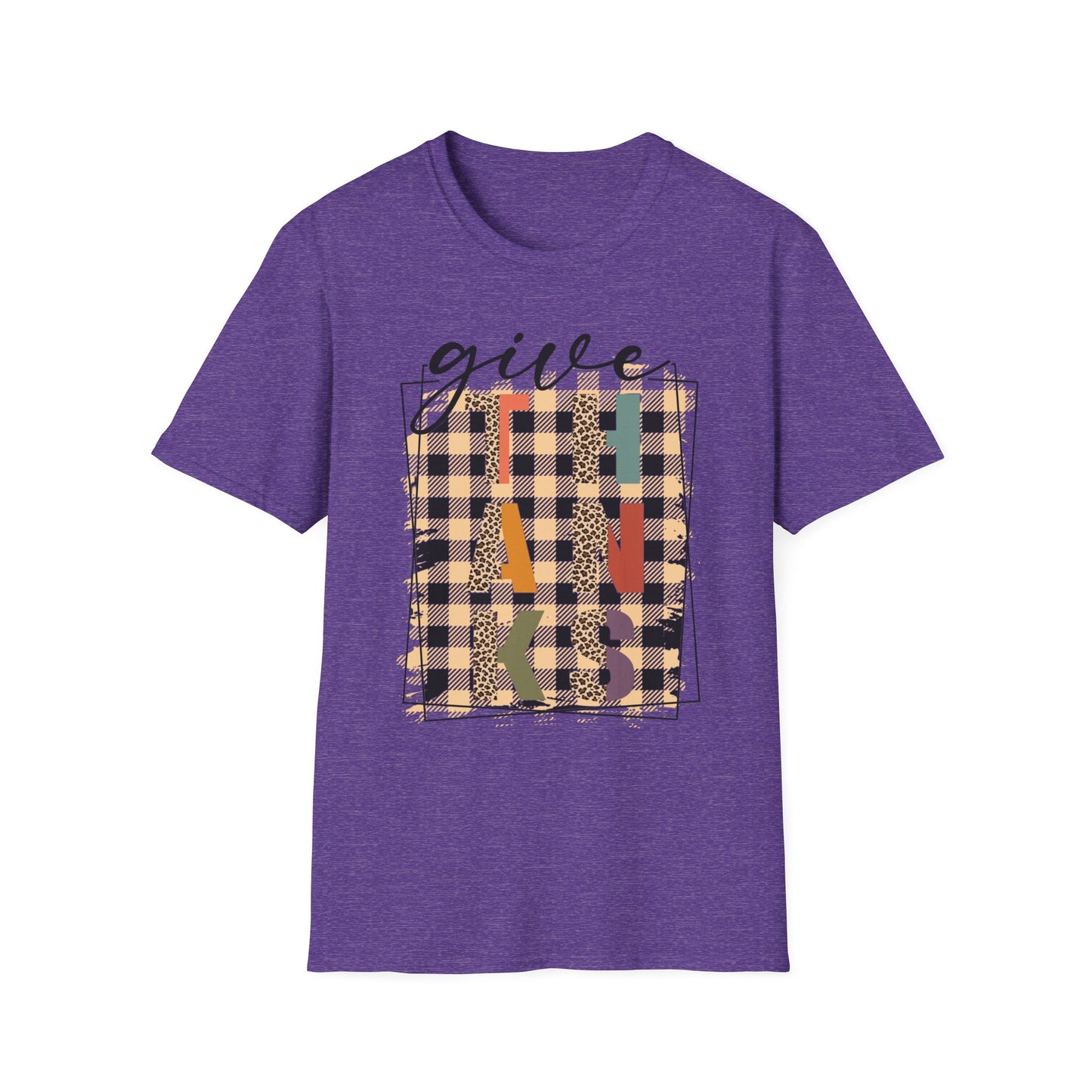 Give THANKS – Retro Patchwork Edition Short Sleeve Tee