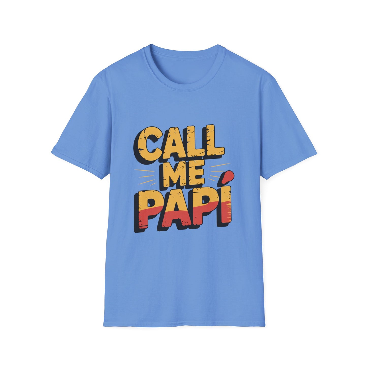 CALL ME PAPÍ – Distressed Gradient Tee