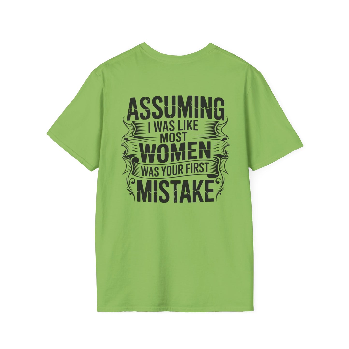 "Assuming I Was Like Most Women..." Women Strong Tee-BACK PRINT