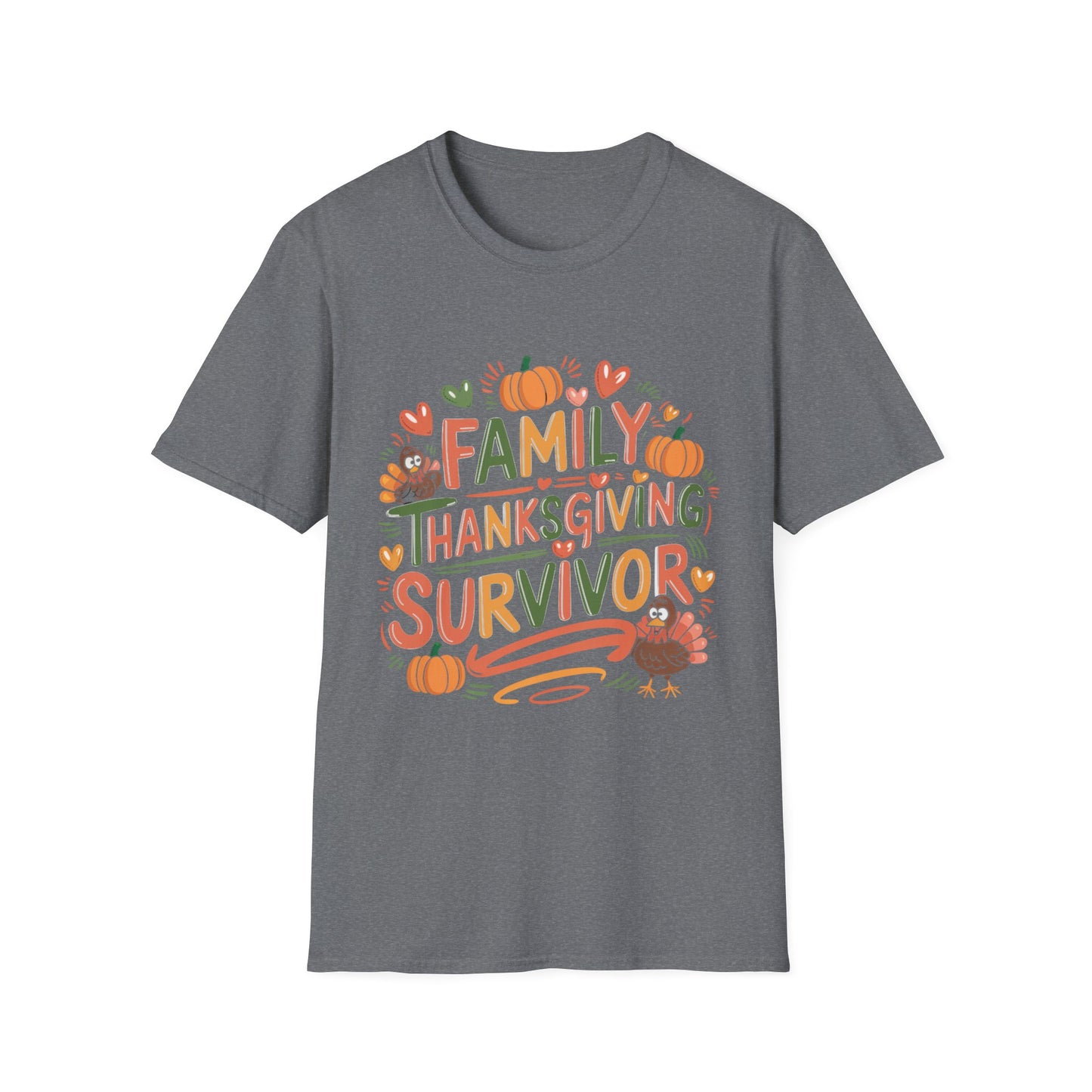 Family Thanksgiving Survivor Short Sleeve Tee