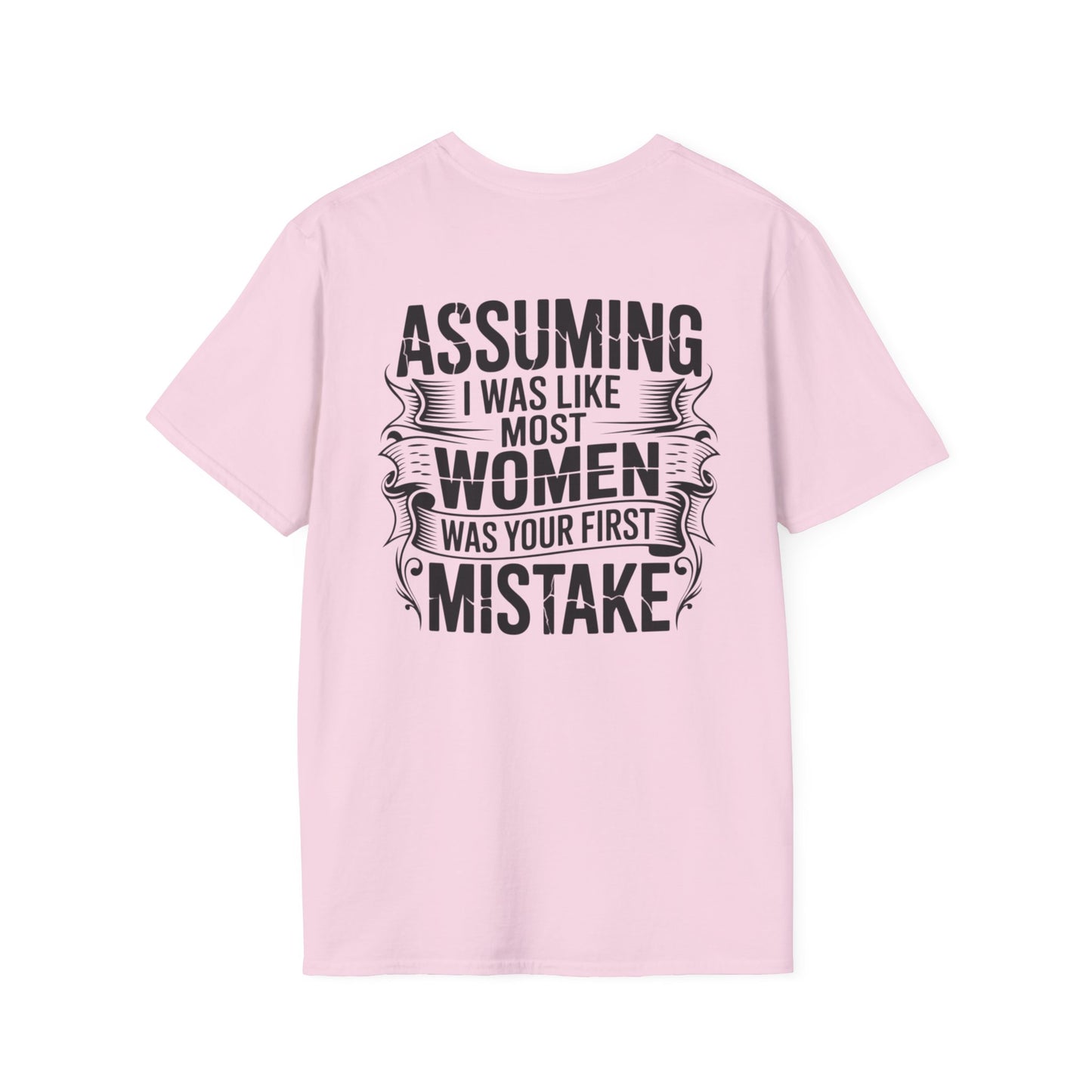 "Assuming I Was Like Most Women..." Women Strong Tee-BACK PRINT