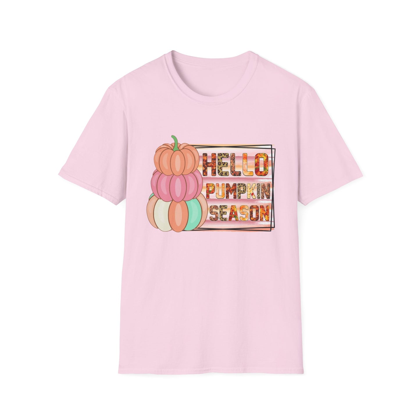 “Hello Pumpkin Season” Tee – Pastel Stack Edition