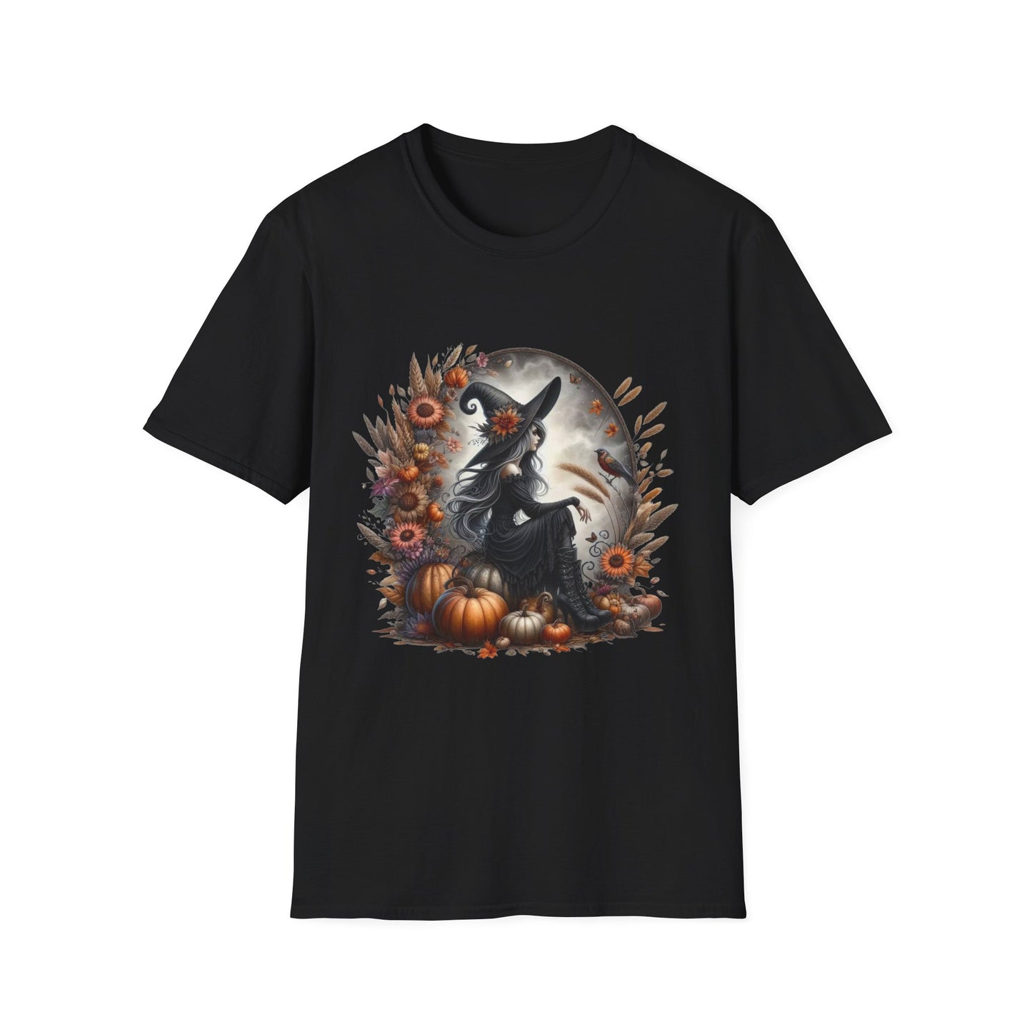 Witching Season Halloween T-Shirt, Enchanting Witch Tee, Witching Grace Costume Shirt, Halloween Party Top, Woman Witch Power