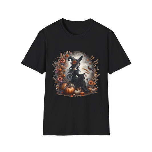 Witching Season Halloween T-Shirt, Enchanting Witch Tee, Witching Grace Costume Shirt, Halloween Party Top, Woman Witch Power
