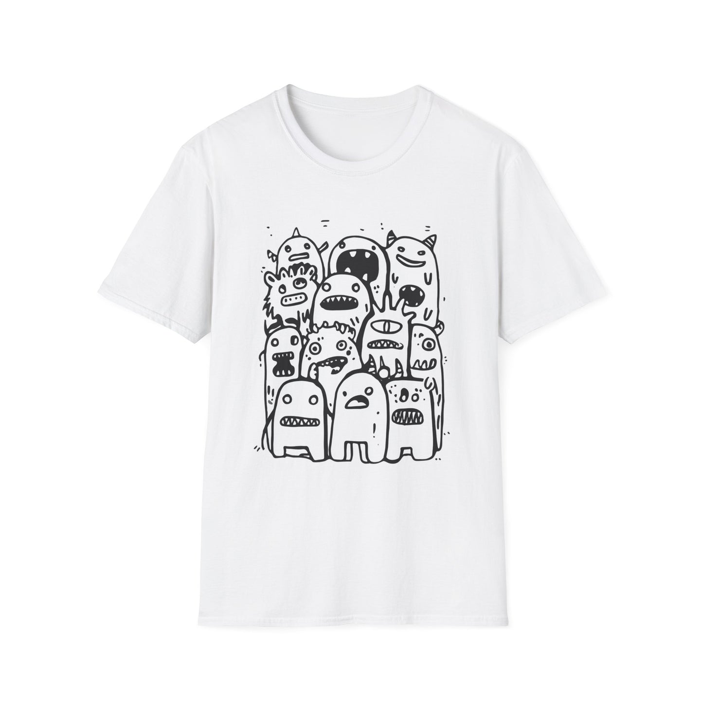 Monster Mash Up Halloween Design Tee