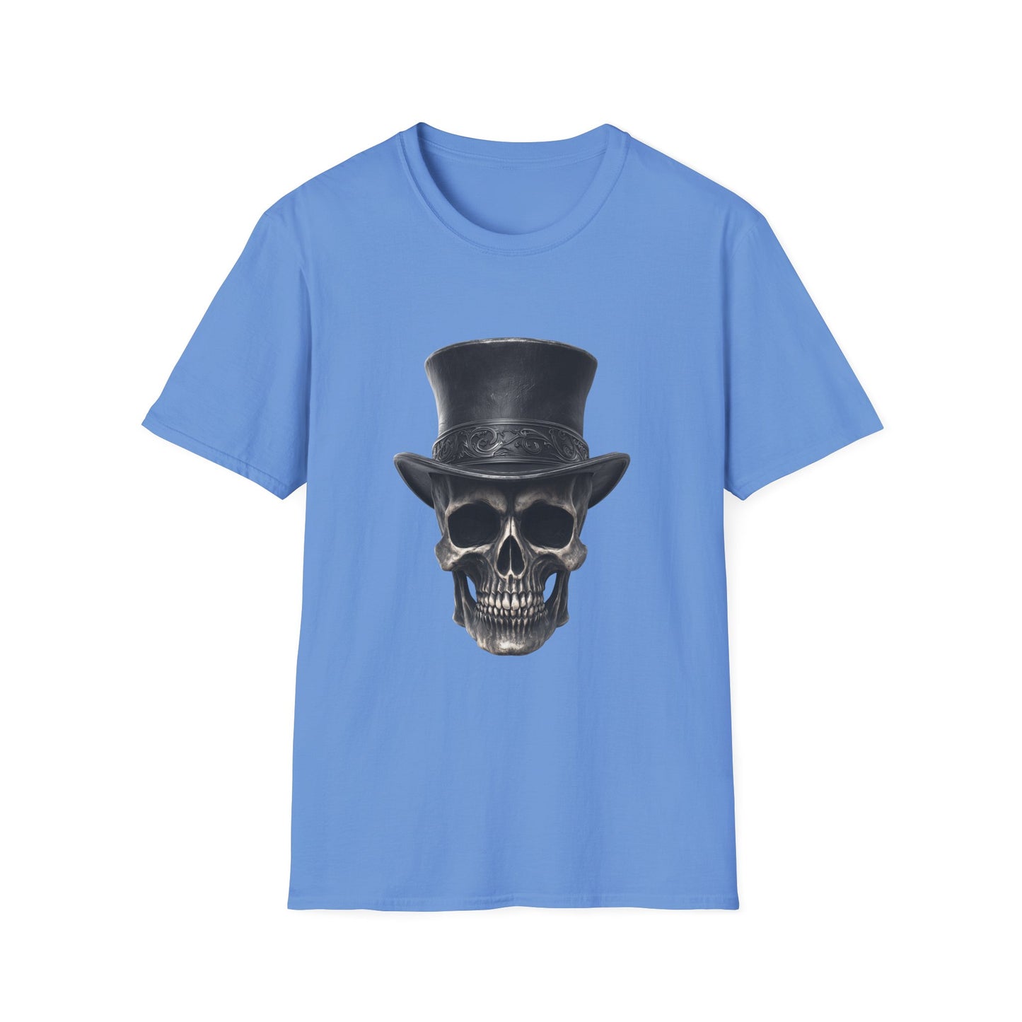 Dapper ‘Til Death – Gothic Skull Top Hat Tee