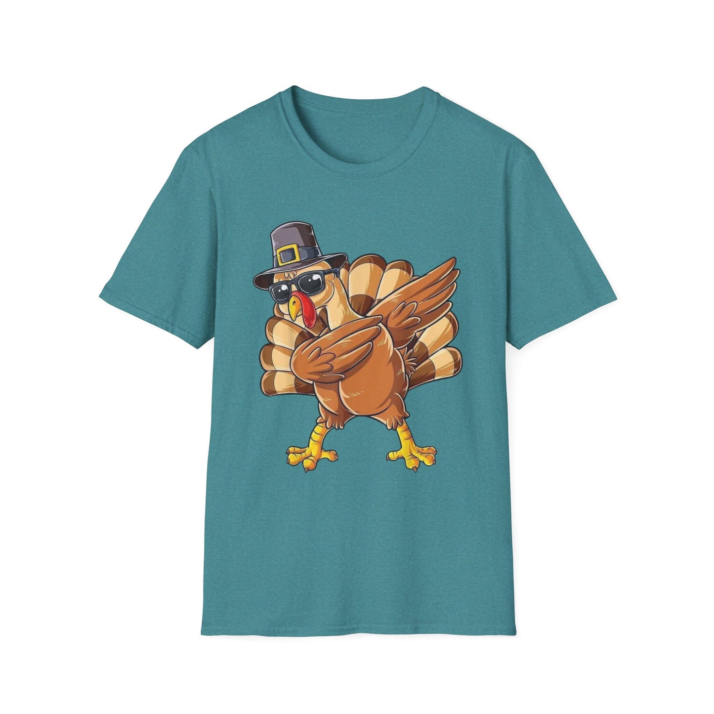 Cool Turkey – Pilgrim Hat & Sunglasses Edition Short Sleeve Tee