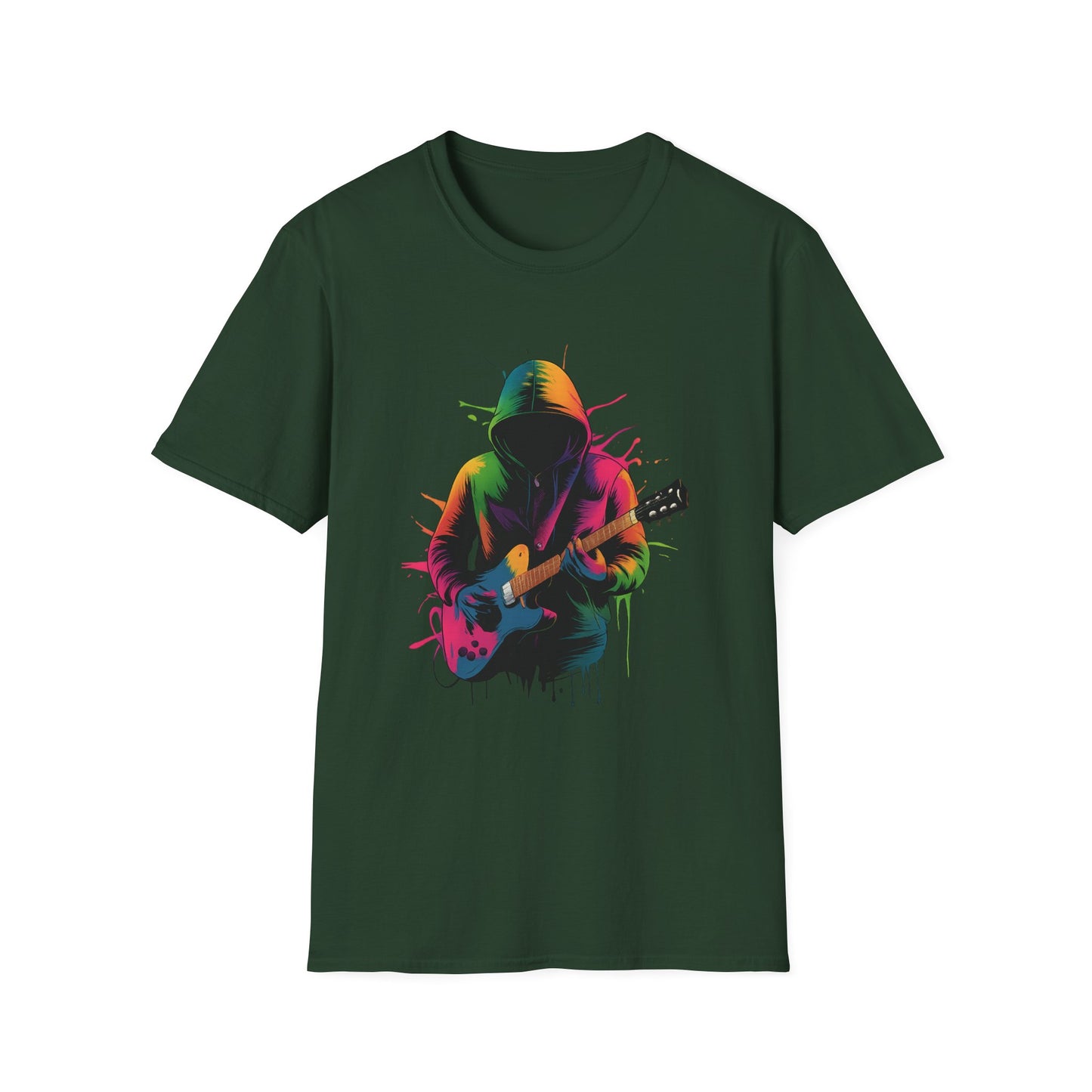 Neon Guitarist T-Shirt