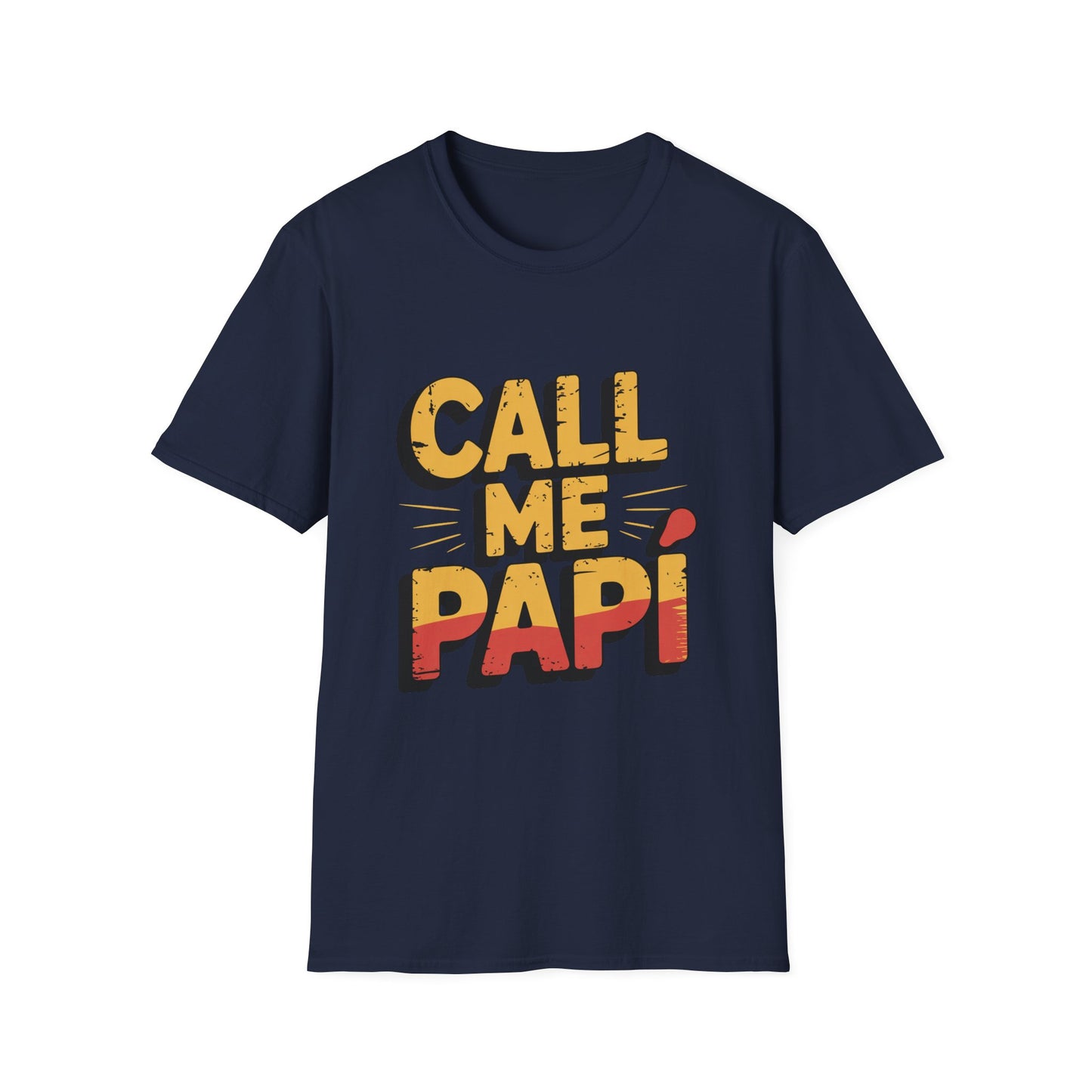 CALL ME PAPÍ – Distressed Gradient Tee