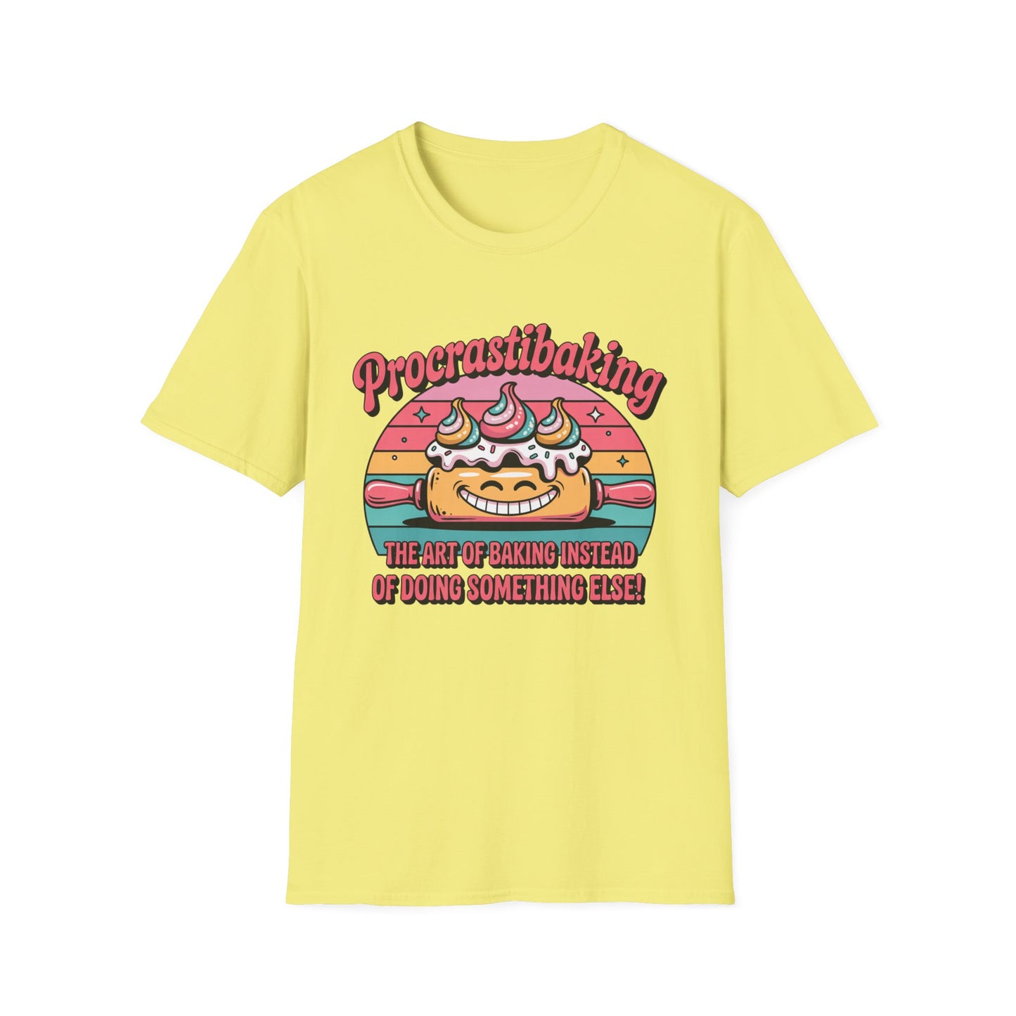 Procrastibaking Tee – Whisk First, Worry Later