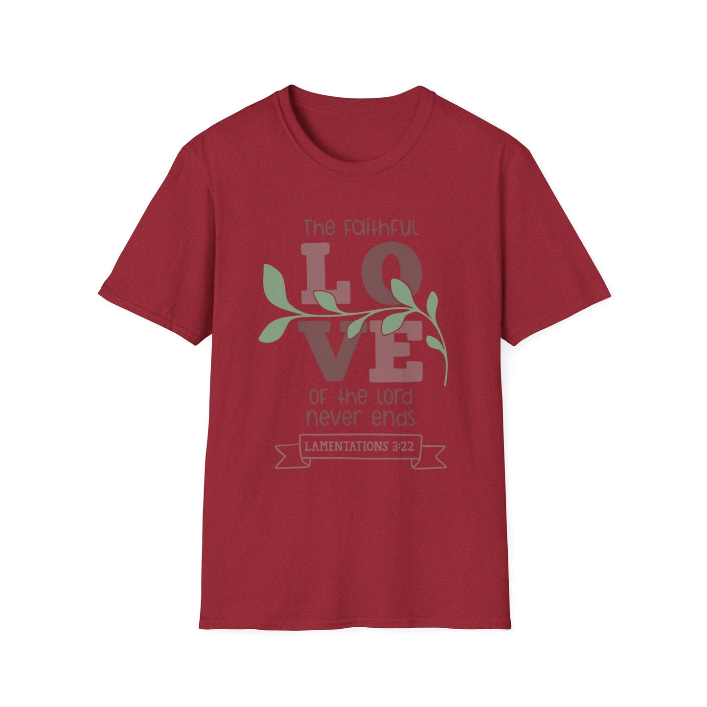 Faithful Love Tee – Lamentations 3:22 Vine Edition