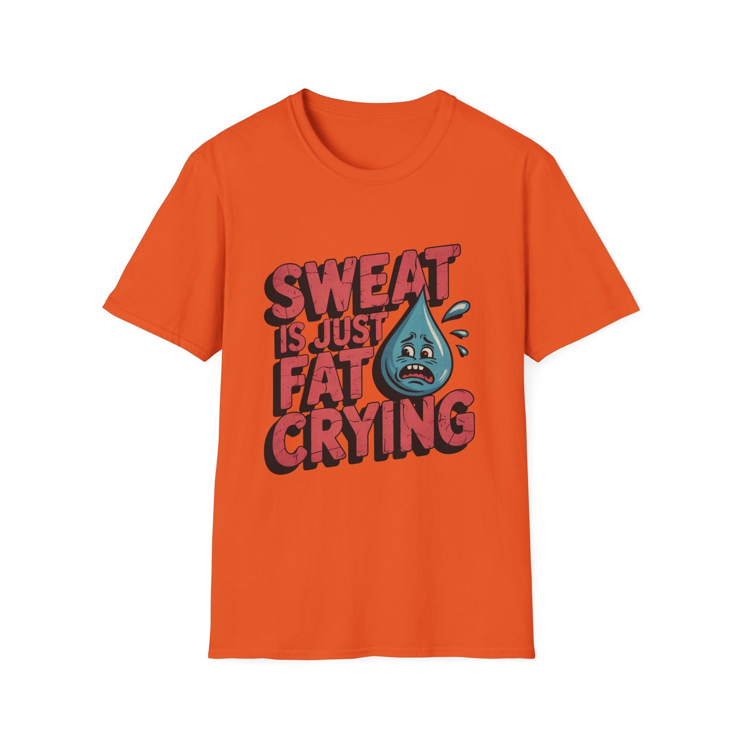 Fat Crying Tee – Train Hard, Laugh Harder